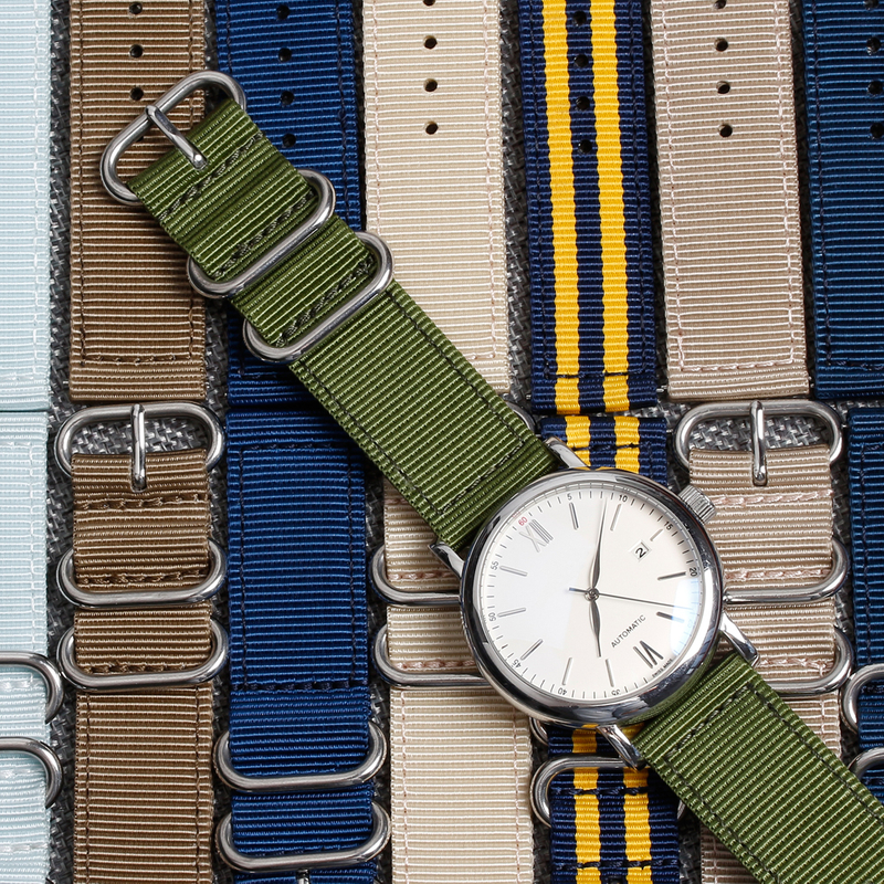 Classic ZULU Nylon Watch Bands Manufacturer Wholesales 2 Piece of Nylon Watch Bands Quick Release Nylon Watch Band for All Watch