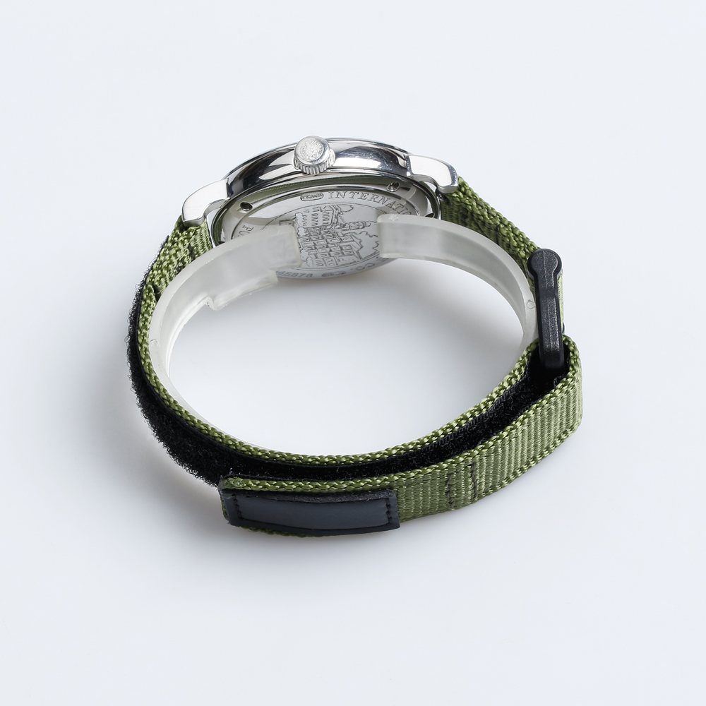 Shenzhen Watchband Manufacturer Custom Fabric Velcro Watch Straps Factory OEM Hook and Loop Leather Watch Bands with Plastic Buckle