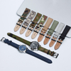Hot Selling Cordura Watch Straps Multi Color Multi Size Sailcloth Watch Bands Quick Release Sailcloth+Leather Watch Bracelet Factory Wholesales