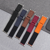 Factory Custom Hook And Loop Canvas Watch Bands 2 Piece of Velcro Watch Straps for Apple Smart Watch Canvas Band