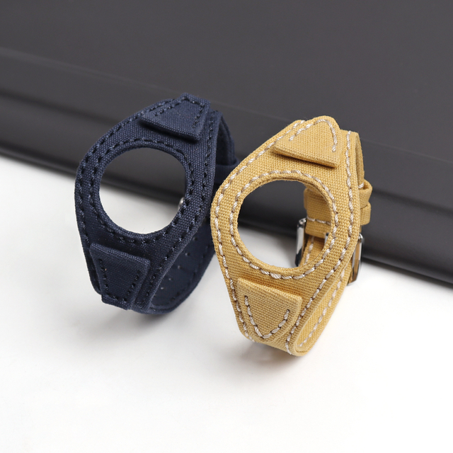 New Product Single Pass Canvas Watch Bands Mix Color Bond Canvas Watch Straps Factory Bulk Custom Cuff Canvas Watch Bracelet