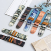High-grade Nylon Camo Watch Bands Factory Wholesale Price 2 Piece of Printing Camo Military Watch Bands Fabric Watch Straps