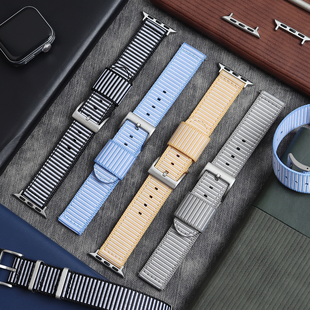 Hot Selling Moon Light Nylon Watch Straps OEM ODM One Piece of Luminous Nylon Watch Bands NATO Nylon Wrist Watch Bracelet Factory Wholesales