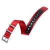 Classic One Piece of Seatbelt Nylon Watch Straps Factory Direct Sales NATO Seatbelt Nylon Wrist Watch Bands with Leather Holes Multi Color Nylon Watch Bands Manufacturer