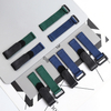 Hybrid Watch Strap Maker Nylon+Leather Hook and Loop Wrist Watch Bracelet OEM Bulk Custom Velcro Watch Bands for Smart watch