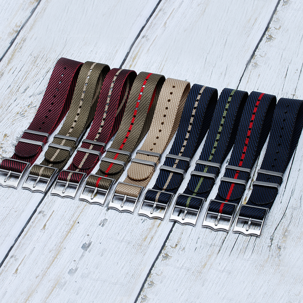 Hot Selling Twill Nylon Watch Strap for Tudor Watch Factory OEM Custom One Piece of Soft Nylon Watch Straps From Shenzhen Watchbands Maker