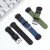 Factory Wholesales 2 Piece of Hybrid Watch Bands Nylon+Leather Watch Straps for Samsung for Garmin Watch Bracelet