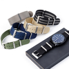 High Quality Soft Nylon Watch Strap Maker Wholesales 1.5mm Thickness Woven Nylon Watch Bracelet OEM Custom Nato Nylon Watch Bands