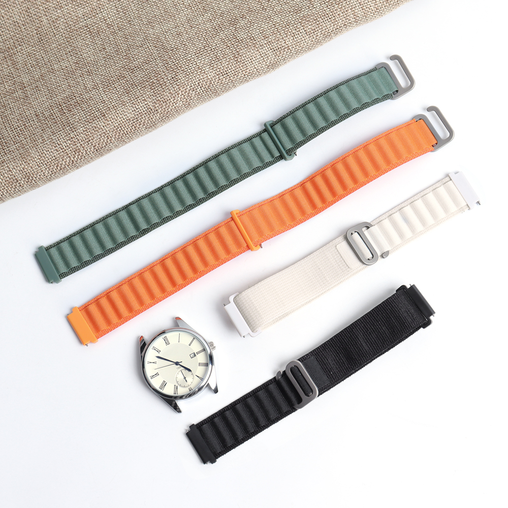 Watch Bands Manufacturer Alpine Loop for Apple Watch Ultra Band 49mm 44mm 45mm 40mm 41mm 44 Mm Custom Elastic Nylon Watch Bracelet for Iwatch Samsung Watch