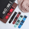 Factory High Quality Smart Nylon+leather Watch Bands with Apple Adapter 2 Piece of Hybrid Watch Strap Iwatch Nylon Watch Bands for Apple Watch