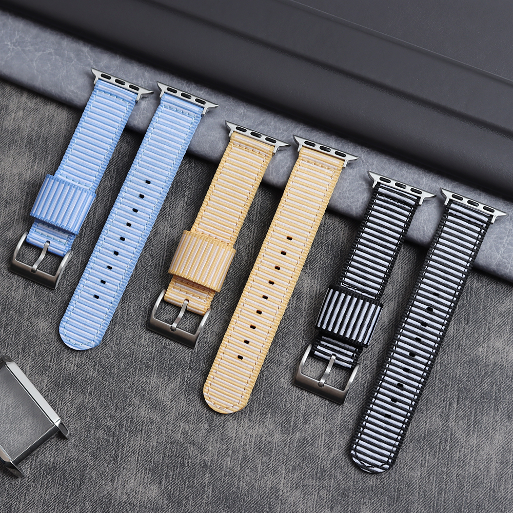 Hot Selling Moon Light Nylon Watch Straps OEM ODM One Piece of Luminous Nylon Watch Bands NATO Nylon Wrist Watch Bracelet Factory Wholesales