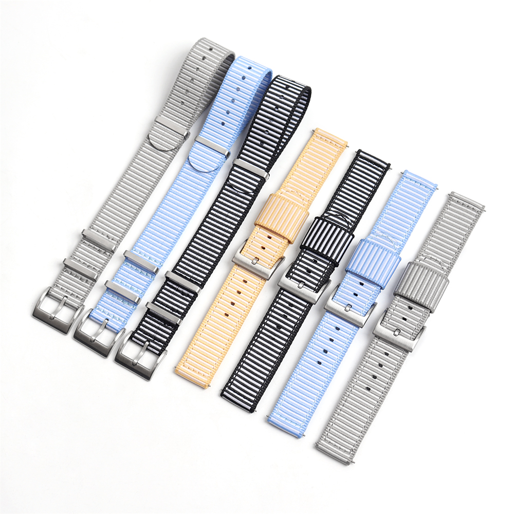 Hot Selling Moon Light Nylon Watch Straps OEM ODM One Piece of Luminous Nylon Watch Bands NATO Nylon Wrist Watch Bracelet Factory Wholesales