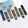 Wholesales Seatbelt Nylon Watch Straps OEM Custom Double Layer Nylon Watch Bracelet Watch Straps Manufacturer Wholesales Smart Watch Bands with 304L Hardware 
