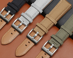 Sailcloth watch strap