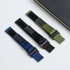 Shenzhen Watchband Manufacturer Custom Fabric Velcro Watch Straps Factory OEM Hook and Loop Leather Watch Bands with Plastic Buckle