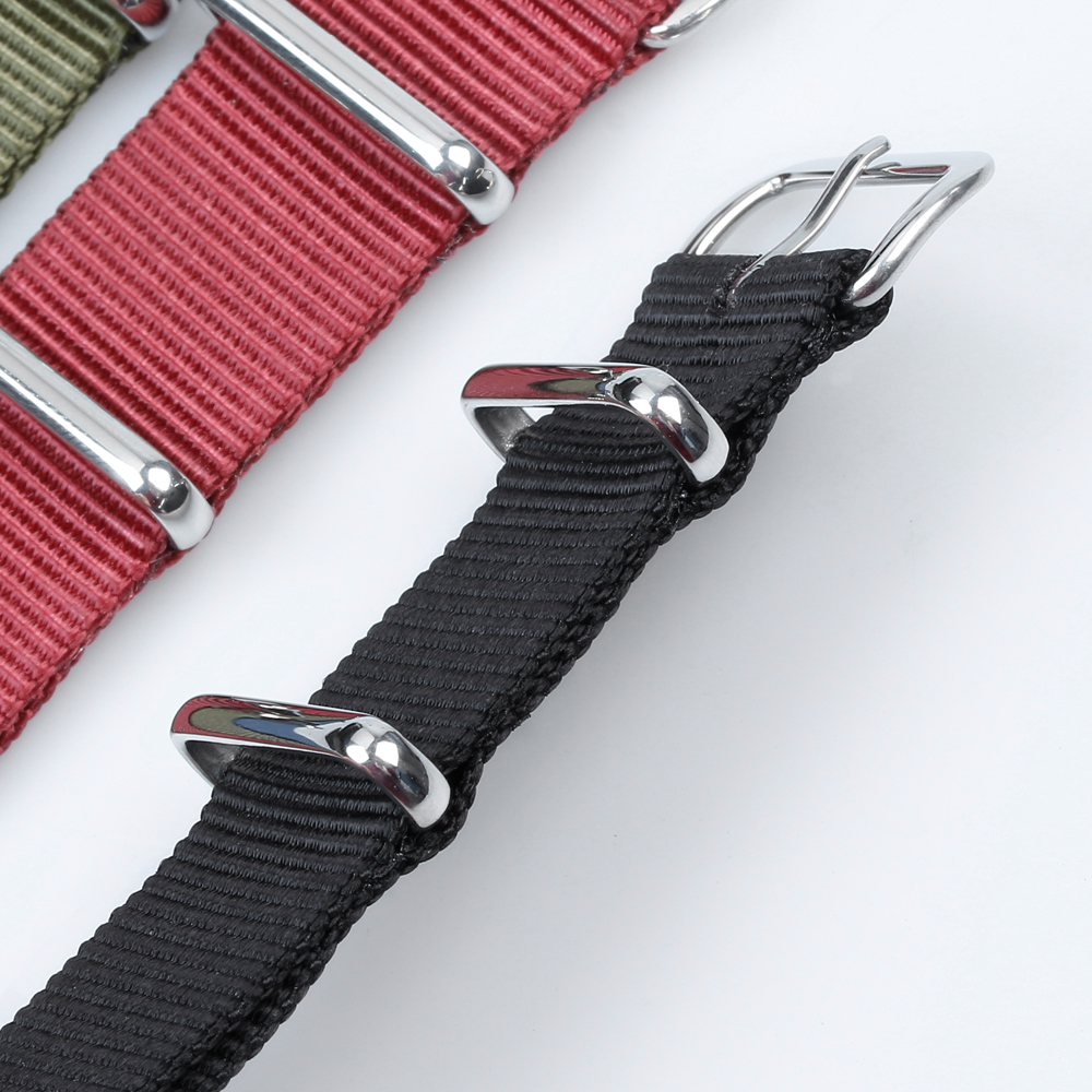 One Piece of Welded Nylon Watch Straps Factory Custom Colorful Nato Nylon Watch Bands G10 Buckle Nylon Watch Bracelet