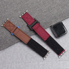 Factory Custom Hook And Loop Canvas Watch Bands 2 Piece of Velcro Watch Straps for Apple Smart Watch Canvas Band