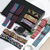 Bulk Custom Samsung Elastic Nylon Watch Bracelet Factory Direct Sales Nylon Elastic Paratrooper Watch Straps 20mm 22mm Printed Nylon Watch Bands for Apple