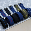 Watch Bands Manufacturer Custom High Quality Elastic Nylon Watch Bracelet 20mm 22mm Hook Buckle Nylon Elastic Paratrooper Straps Military Nylon Watch Band