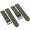 2 Piece of Ribbed Nylon Watch Strap Factory OEM DW Ribbed Nylon Watch Bands Bulk Custom NATO Ribbed Nylon Wrist Watch Bands 