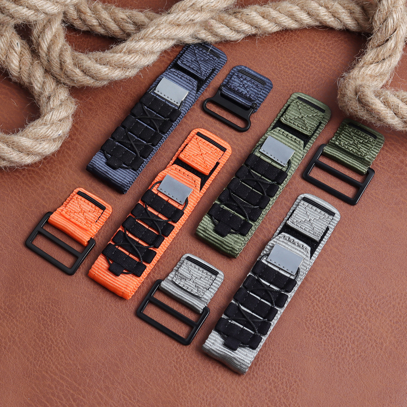 High Quality Velcro Wrist Watch Bands 20mm 22mm Hook and Loop Watch Bracelet Factory Custom Hybrid Watch Straps