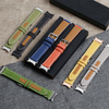 High Grade Garmin Leather Watch Straps Multi Size Quick Release Sailcloth + Leather Watch Bracelet Factory Wholesales Hybrid Watch Straps with quick release bar