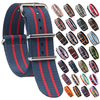 Most Popular Nato Nylon Watch Strap Manufacturer Wholesales Nylon Wrist Watch Bands with 304L watch buckle OEM ODM Nylon Watch Bracelet