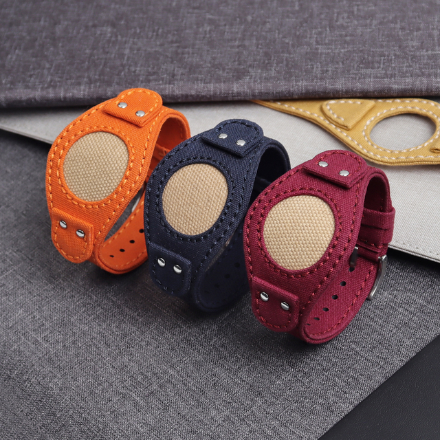 OEM Custom Bund Canvas Watch Straps with 304L Buckle 20mm 22mm 24mm Factory Direct Sales Cuff Canvas Watch Bands Watch Bracelet Manufacturer