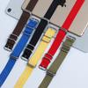OEM Custom Nylon Watch Bracelet Fashion ZULU Bands Wholesales Single Pass Nylon Wrist Watch Bands with 304L watch buckle Nylon Watch Strap Manufacturer from China
