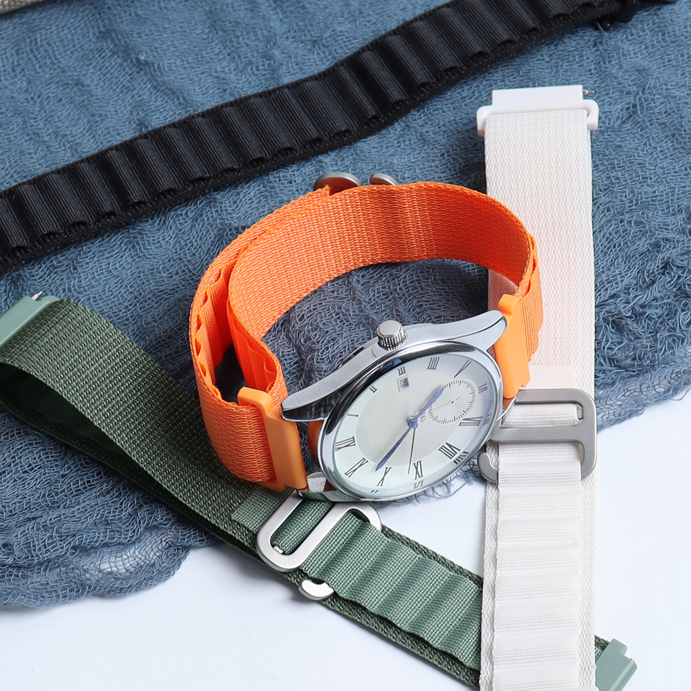 Watch Bands Manufacturer Alpine Loop for Apple Watch Ultra Band 49mm 44mm 45mm 40mm 41mm 44 Mm Custom Elastic Nylon Watch Bracelet for Iwatch Samsung Watch