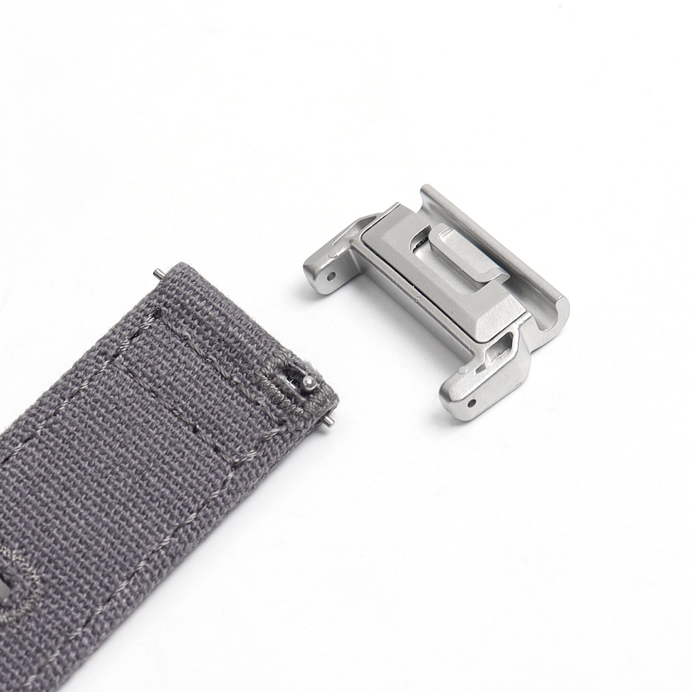 Most Popular 2 Piece of Fenix 6X PRO5X Canvas Watch Bands Multi Color Multi Size Canvas Watch Straps for Garmin with 304L Hardware