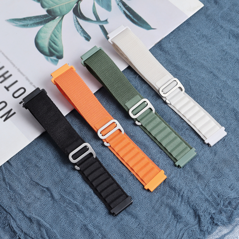 Watch Bands Manufacturer Alpine Loop for Apple Watch Ultra Band 49mm 44mm 45mm 40mm 41mm 44 Mm Custom Elastic Nylon Watch Bracelet for Iwatch Samsung Watch