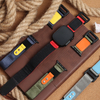 Watch Bands Factory Wholesales Nylon+Leather Hybrid Watch Straps 20mm 22mm Hook and Loop Watch Bracelet Velcro Watch Bands for Smart watch Apple watch