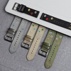 High Quality 2 Piece of Embroidered Nylon Watch Straps Double Layer Seatbelt Nylon Watch Bands with Quick Release Bar for Apple Watch
