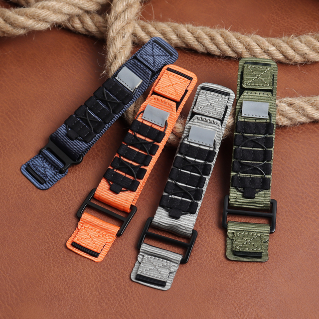 High Quality Velcro Wrist Watch Bands 20mm 22mm Hook and Loop Watch Bracelet Factory Custom Hybrid Watch Straps