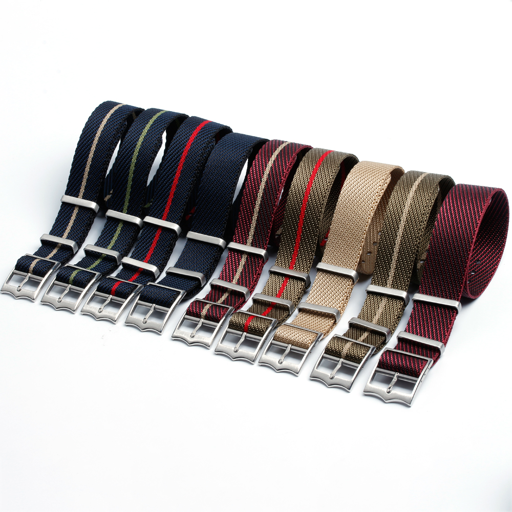 Hot Selling Twill Nylon Watch Strap for Tudor Watch Factory OEM Custom One Piece of Soft Nylon Watch Straps From Shenzhen Watchbands Maker