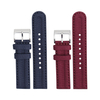 Factory Wholesales Price 2 Piece of Canvas Watch Bands with Padding Multi Color Canvas Watch Straps for Apple for Iwatch with 304L Hardware